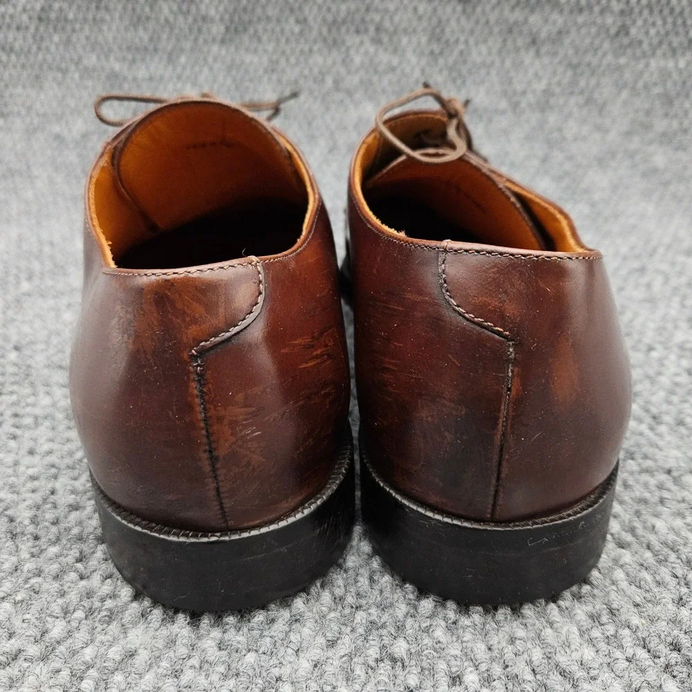 Johnston & Murphy (Men's 11 D) Brown Dress Shoes Split Toe Derby Classic